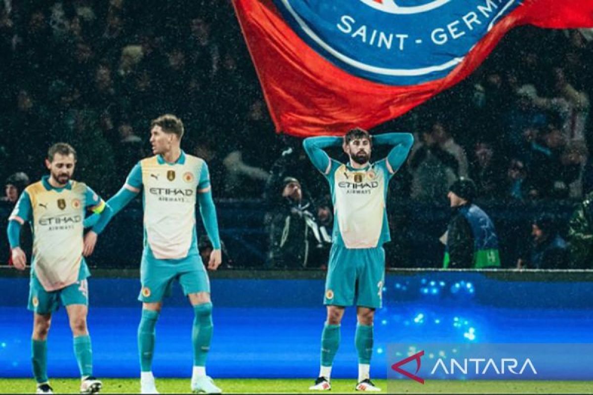 Manchester City terancam tak lolos playoff setelah dikalahkan PSG 4-2